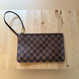 Louis Vuitton Damien Ebene Neverfull MM pouch
